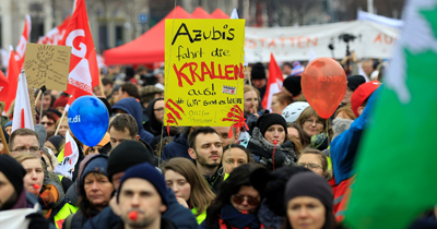 Almanya'da uyarı grevileri devam ediyor