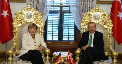 Merkel ve Erdoğan Filistin'i görüştü