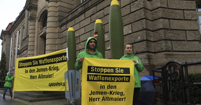 Greenpeace'ten Almanya'ya silah ambargosu çağrısı