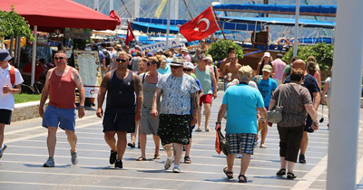 Türkiye'ye gelen turist sayısında Almanlar 2. Sırada