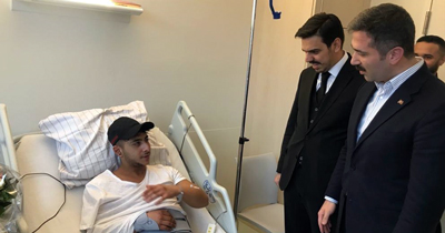 YTB Başkanı Hanau’daki acılı aileleri Erdoğan ile görüştürdü