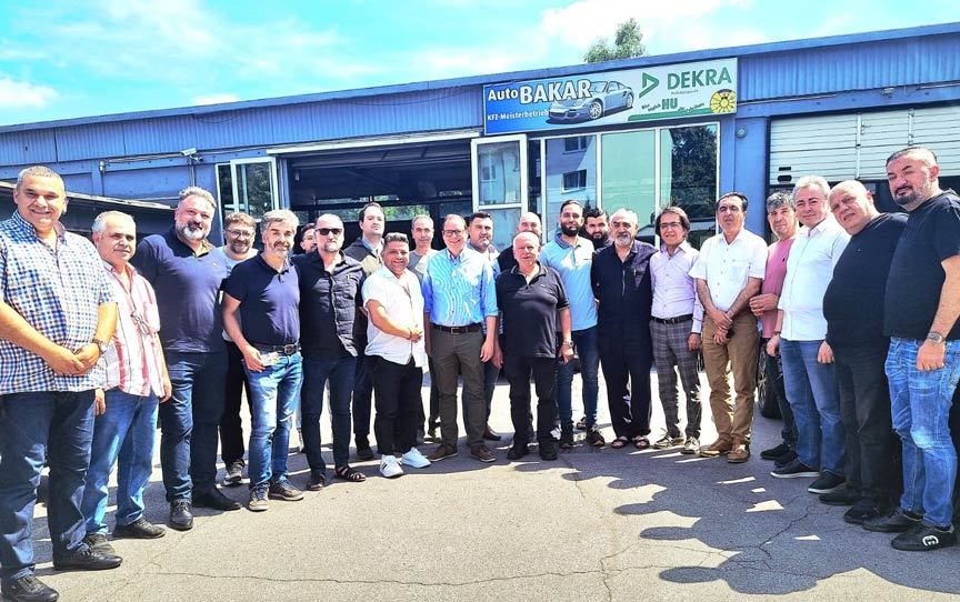 Başkan Kufen Auto Bakr’ı ziyaret etti