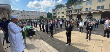 Leverkusen patlaması kurbanı Erdoğan Sarıkaya için cenaze töreni