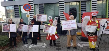 Heilbronn’da Alman Gençlik Dairesi protesto edildi Heilbronn’da Alman Gençlik Dairesi protesto edildi