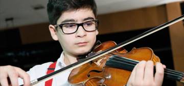 Mozart ödüllü Ali hedeflerini anlattı Mozart ödüllü Ali hedeflerini anlattı