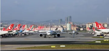 Dünyanın yüzde 5'i Türkiye'den uçtu